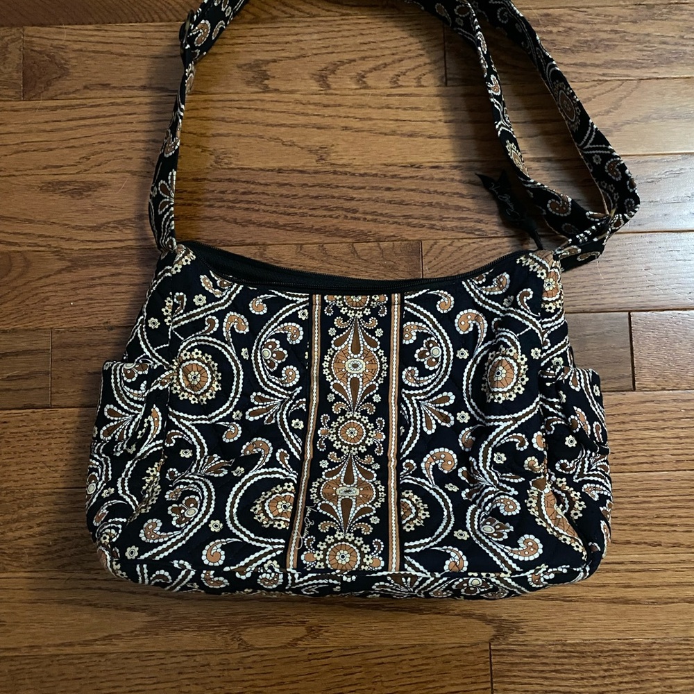 Vera Bradley Black and Brown Women's Bag